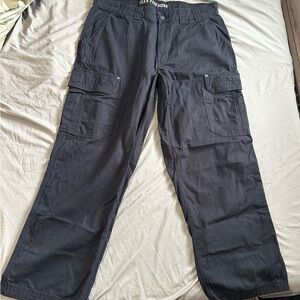 Duluth Mens Black Cargo Pants